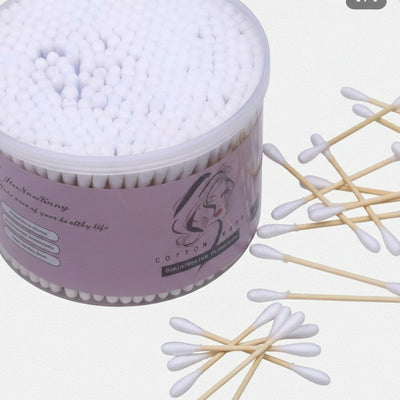 Premium cotton swabs (500 swabs)