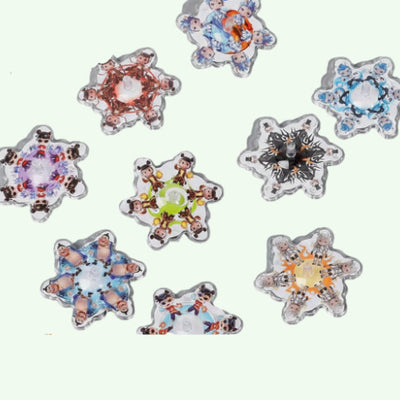 Animated Acrylic Fidget Spinners – Cartoon Character Collection