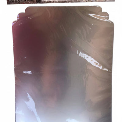 DIY Peel-and-Stick Reflective Wall Decor Mirror