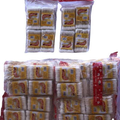 Premium Soft Cotton Swabs - Highly Absorbent Family Pack (4 Pack)