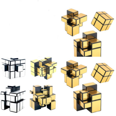 Mirror Magic Cube (Irregular Shape Rubik's Cube) - Gold & Silver Editions