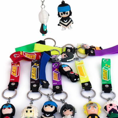Silicone Cartoon Character Keychain