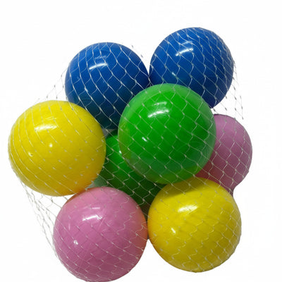 Colorful Play Balls in Net Bag (8pcs)
