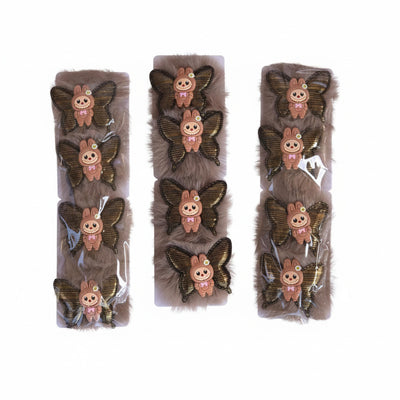 Soft Faux Labobo Fur Hair Accessories.