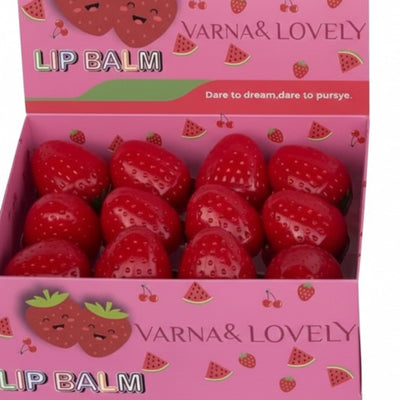 Varna & Lovely Strawberry Lip Balm.
