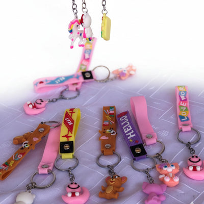 Kawaii Dreams Silicone Keychain Collection
