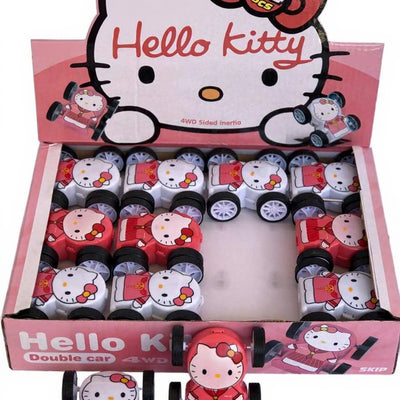 Hello Kitty Double-Sided Toy Cars