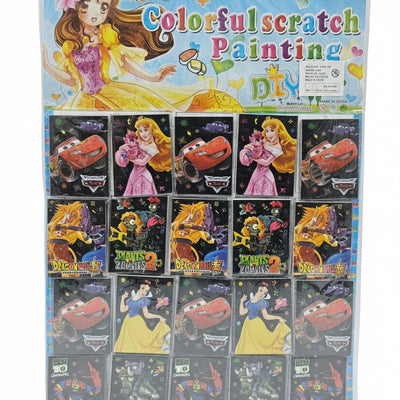 Colorful Scratch Painting Art Set for Kids