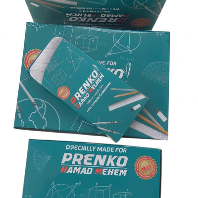 PRENKO 9-Piece Professional Mathematical Geometry Set
