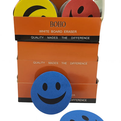 Magnetic Smiley Face Whiteboard Erasers