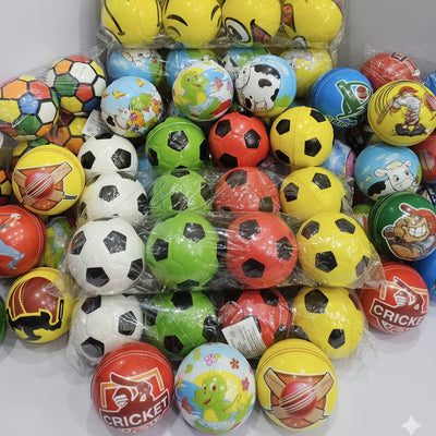 Flexible foam balls for children