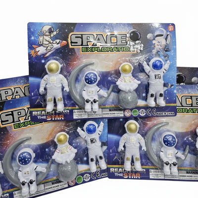 Space Exploration Astronaut Action Figures Set